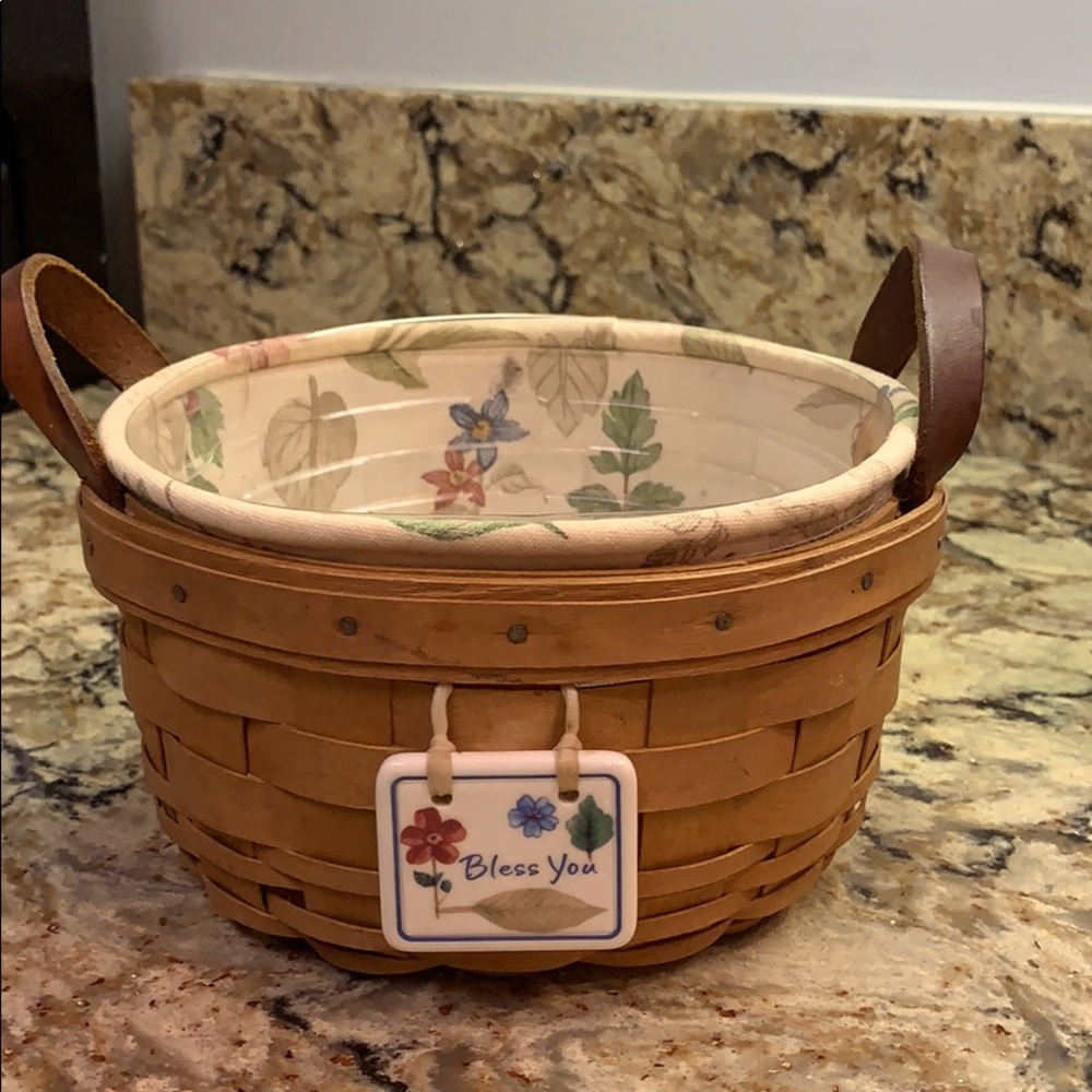Longaberger Basket “Bless You”